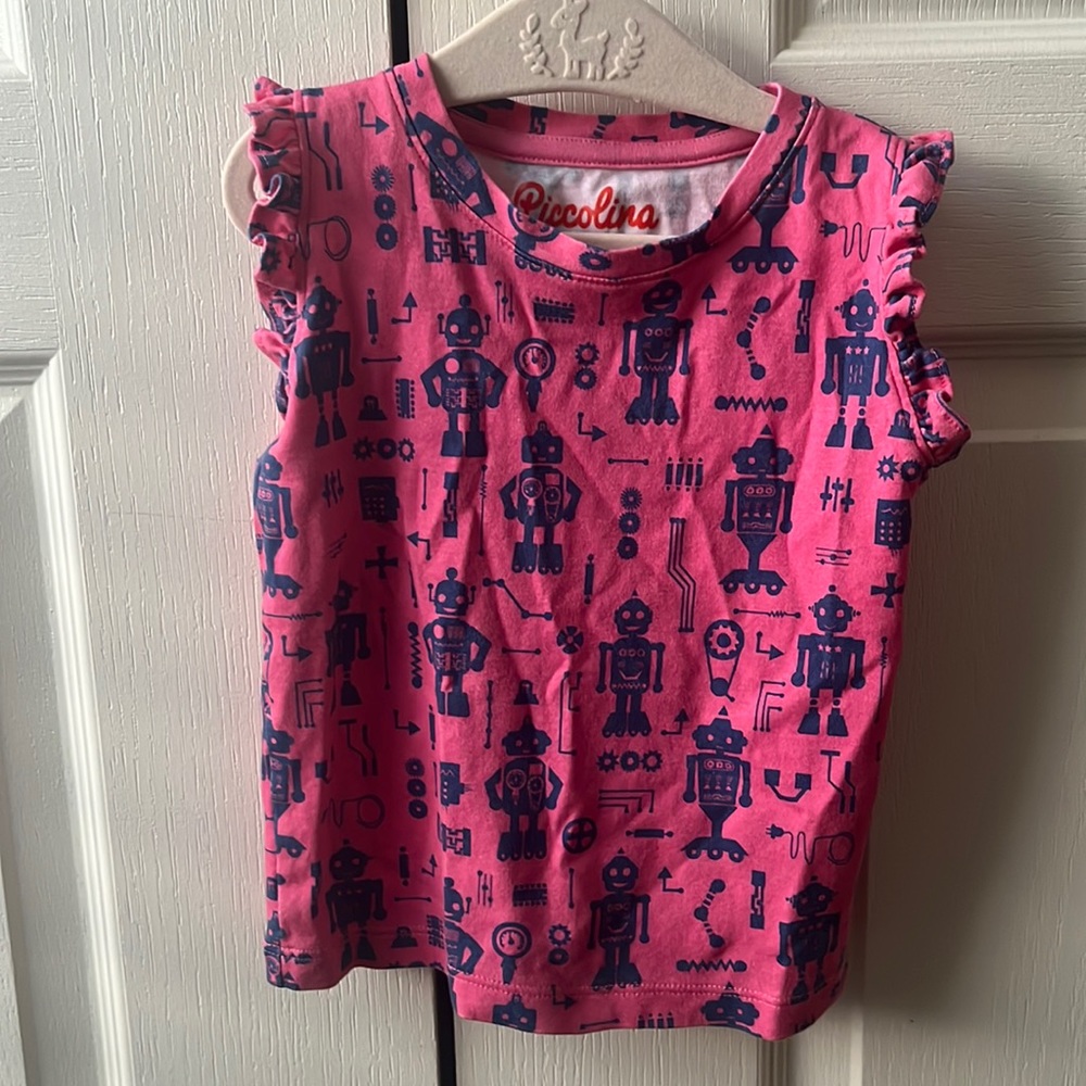 Piccolina Kids Ruffled Robot Tank